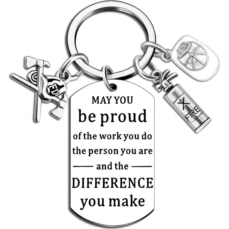 Tech Accessories Gifts For Men - Sleutelhanger ter ere van politie, brandweer,