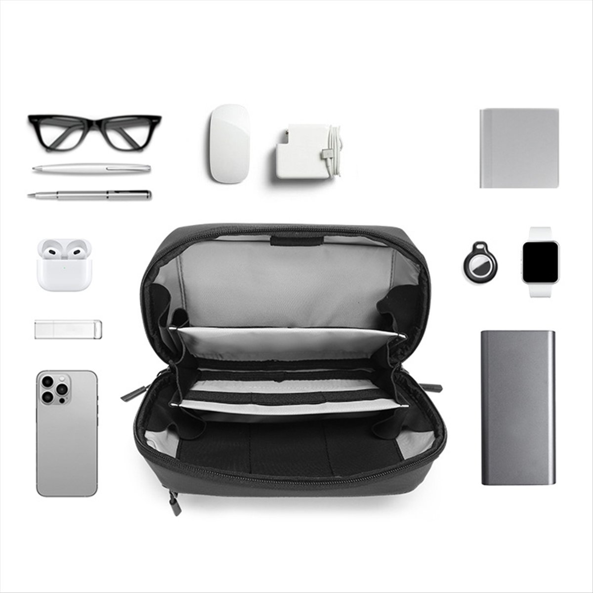 Tech Accessories Organizer Pouch - ☶ ❈ ＊ ♥ AC1579-Waterproof Tech