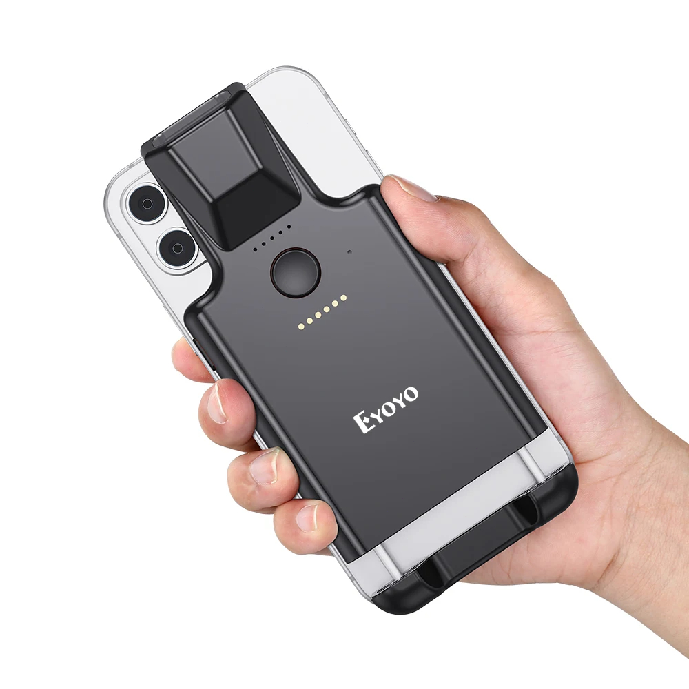 Document Scanner Portable - Eyoyo EY-017 2D Terug Clip Bluetooth