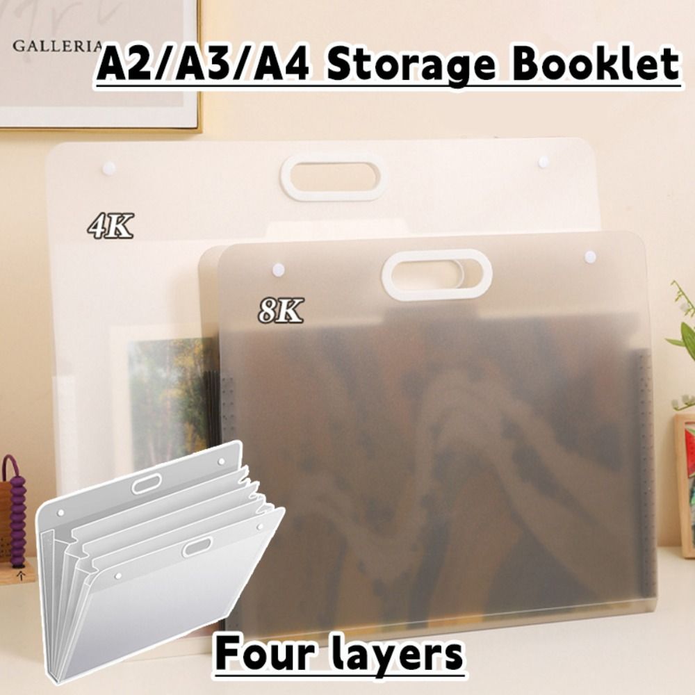 Document Scanner Portable - Eenvoudige A2/A3/A4 Bestandsmap Vier Lagen Waterdicht