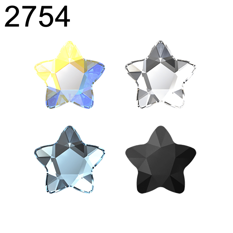 Nail Tech Accessories - Echte 2754 sterbloem plat geen hotfix