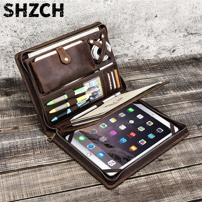 Leren tablet-opbergtas voor Ap - Tech Accessories Types recensie en prijs