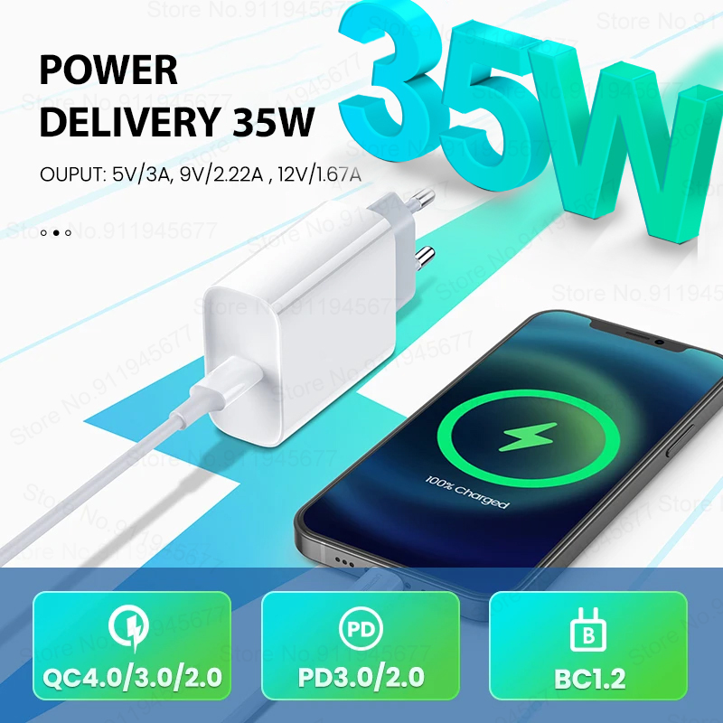 PD 35W snellader voor For Appl - Tech Accessories Phone recensie en prijs