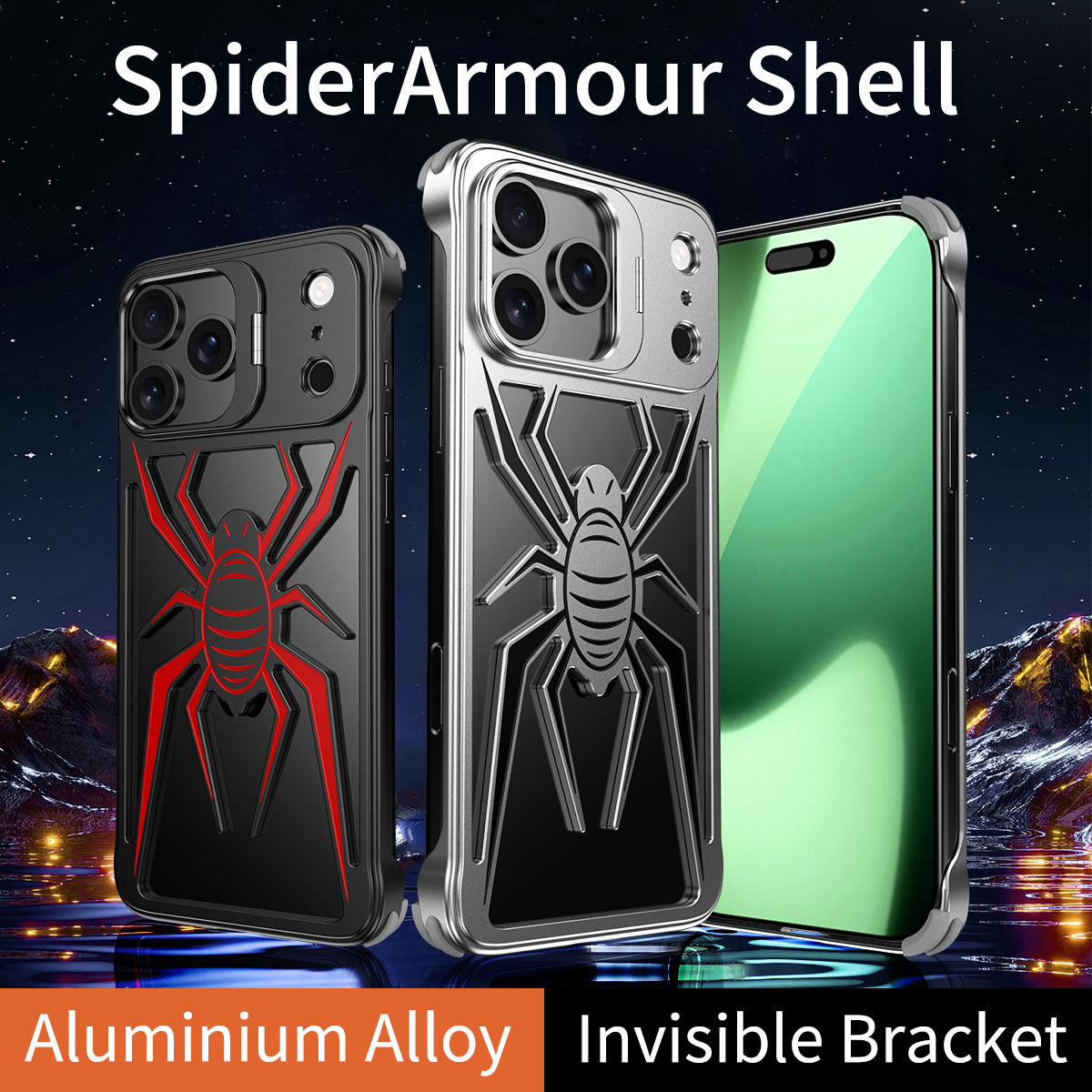 Luxe Spider Armor Metal Telefo - Phone Stand Aluminum recensie en prijs
