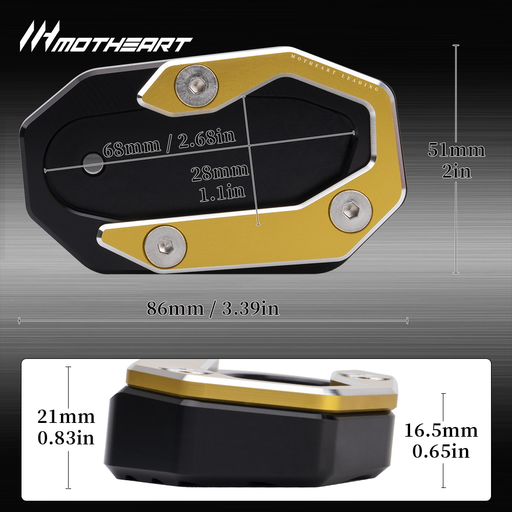 Motorfiets Kickstand Voetplaat - Tech Accessories Stand recensie en prijs
