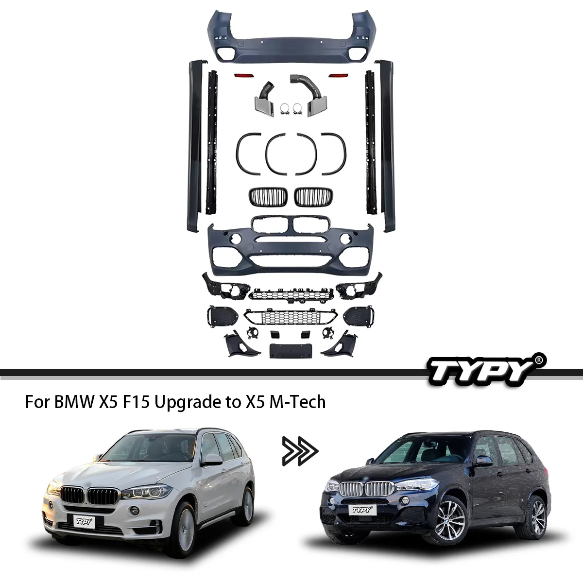 Body Kit Voor BMW X5 F15 2013- - Tech Accessories Designer recensie en prijs