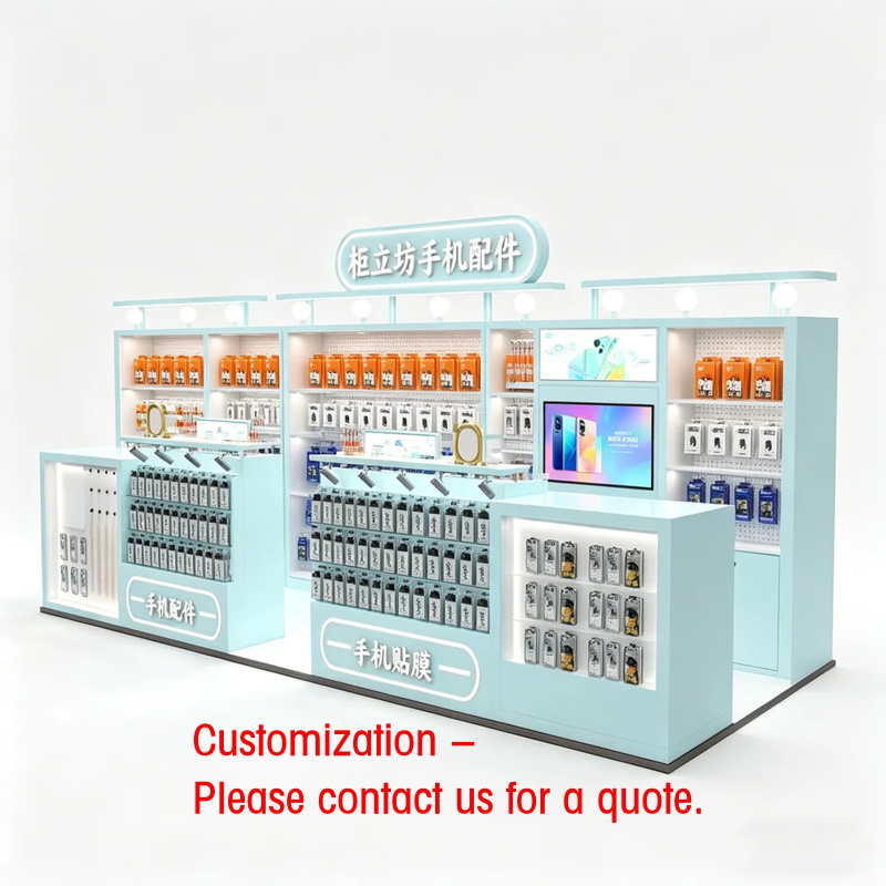 Custom Light Blue Telefoonacce - Tech Accessories Kiosk recensie en prijs