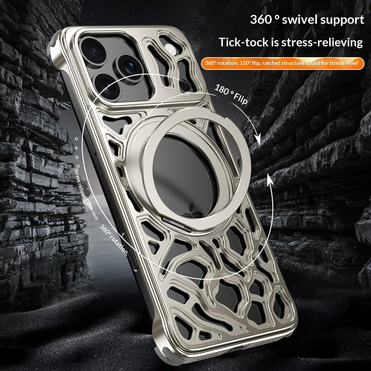 Telefoonhoesjes voor iPhone 16 - Phone Stand Aluminum recensie en prijs