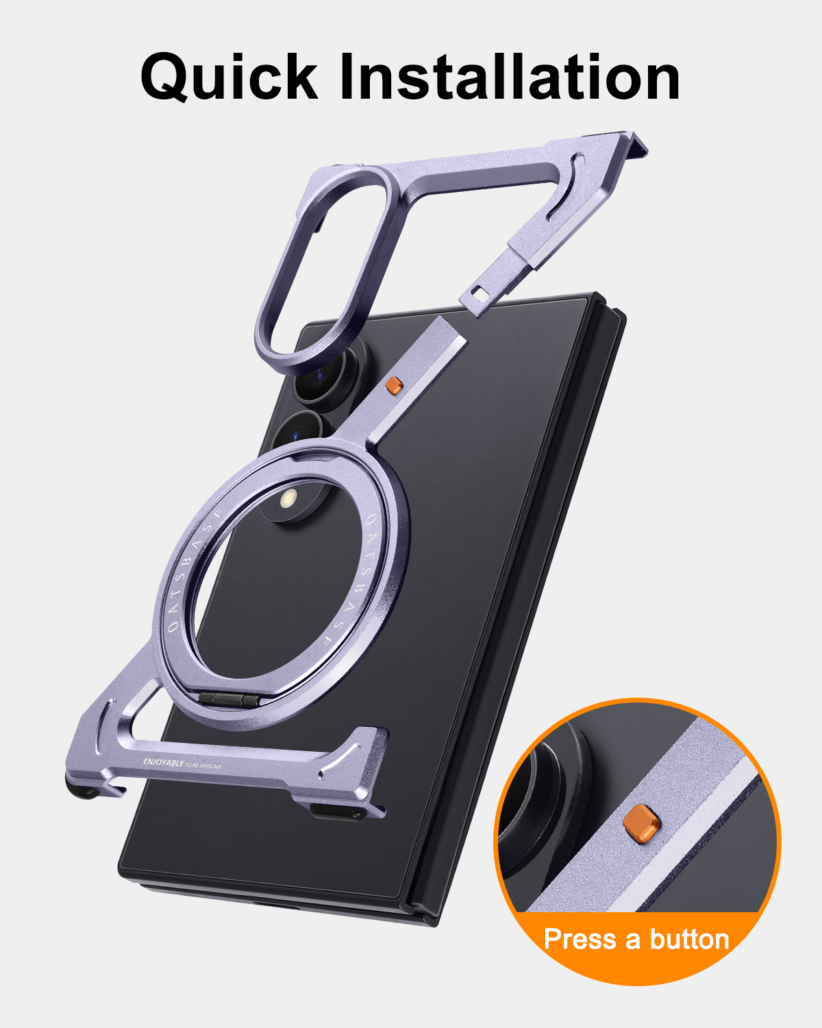 Eary voor Samsung Galaxy Z Fol - Phone Stand Aluminum recensie en prijs